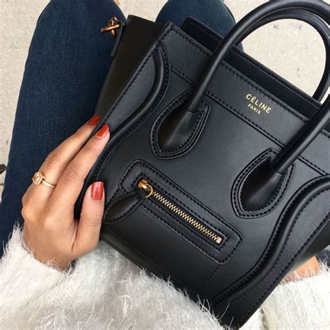 celine bag black fake|how to authenticate your bag.